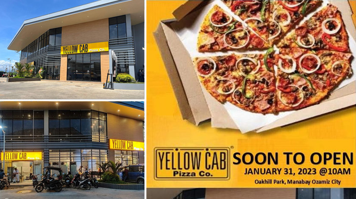 Biggest Yellow Cab Pizza in Mindanao opens January 31 at Oakhill Park in Ozamiz City