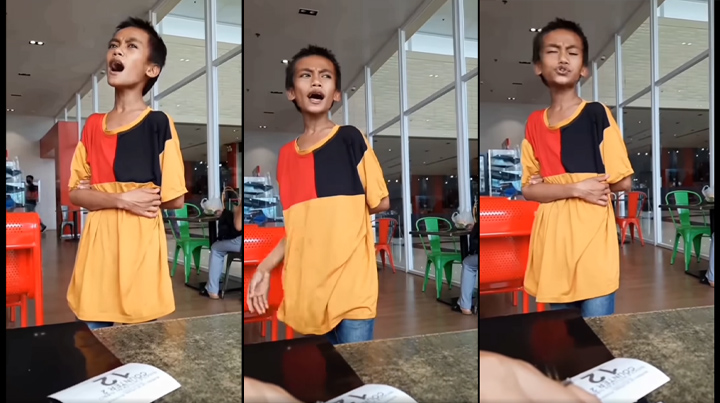 VIDEO WATCH: Boy asking for money to buy food has a magnificent voice; video goes viral