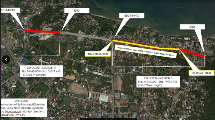 PROJECT WATCH: DPWH to hold public meeting for owners affected by the New Western Diversion Road Project (Kauswagan-Bonbon Section)