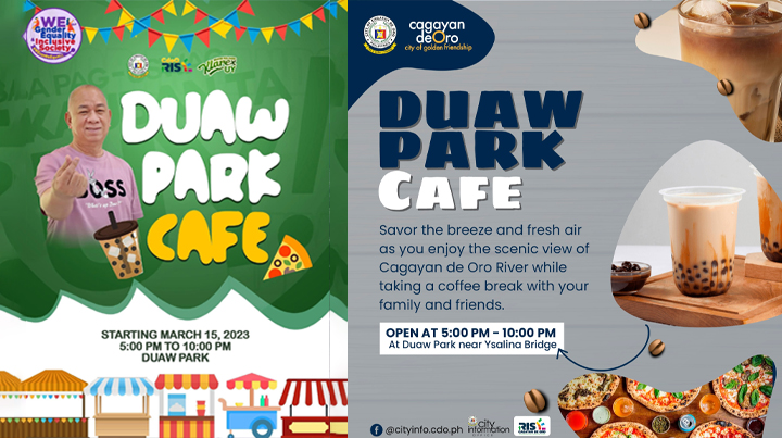 Duaw Park Cafe starts today, March 15
