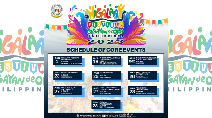Higalaay Festival 2023 Schedule of Core Events [UPDATED]