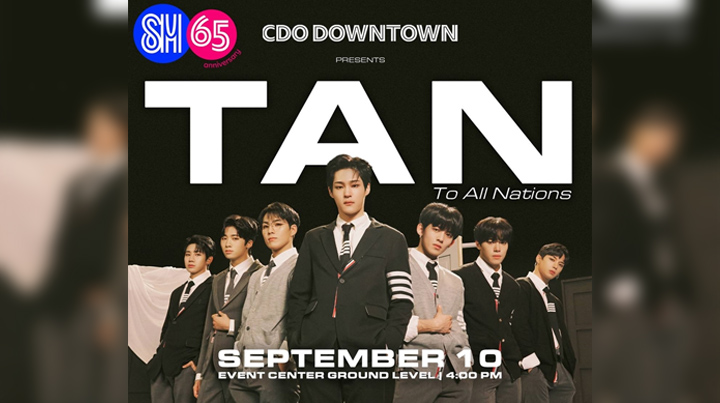 K-Pop boy band TAN coming back to Cagayan de Oro on September 10