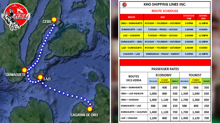 Kho Shipping Lines ticketing outlet in CDO opens today; Cagayan to Lazi direct trips start Wednesday, September 6