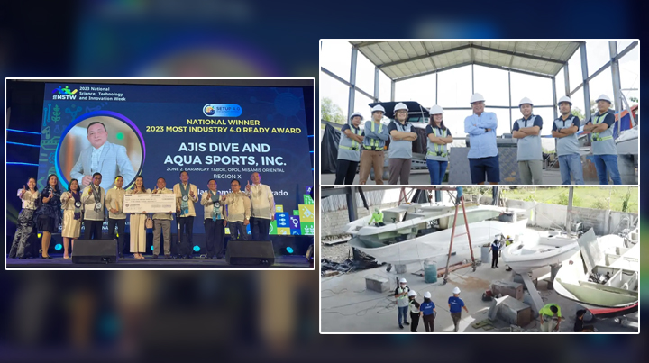 Fiberglass speedboat manufacturer in Opol, MisOr receives Industry 4.0 iREADY Award from DOST