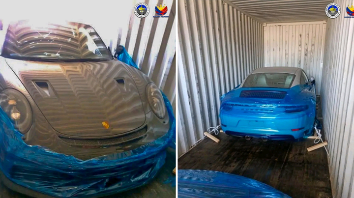 BOC seizes smuggled 2 Porsches at Mindanao Container Terminal