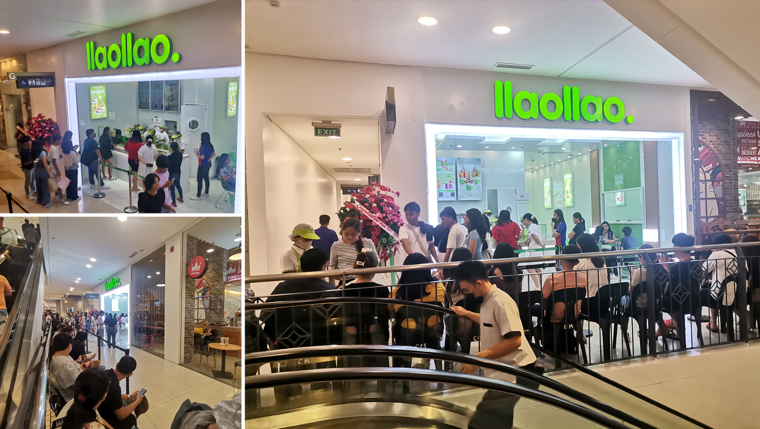 RANDOM SHOTS: llaollao Frozen Yogurt draws long lines