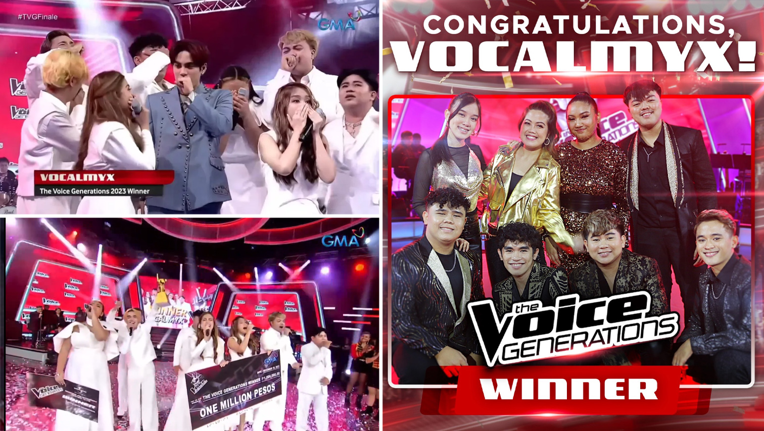 Vocalmyx is 1st grand winner of The Voice Generations PH