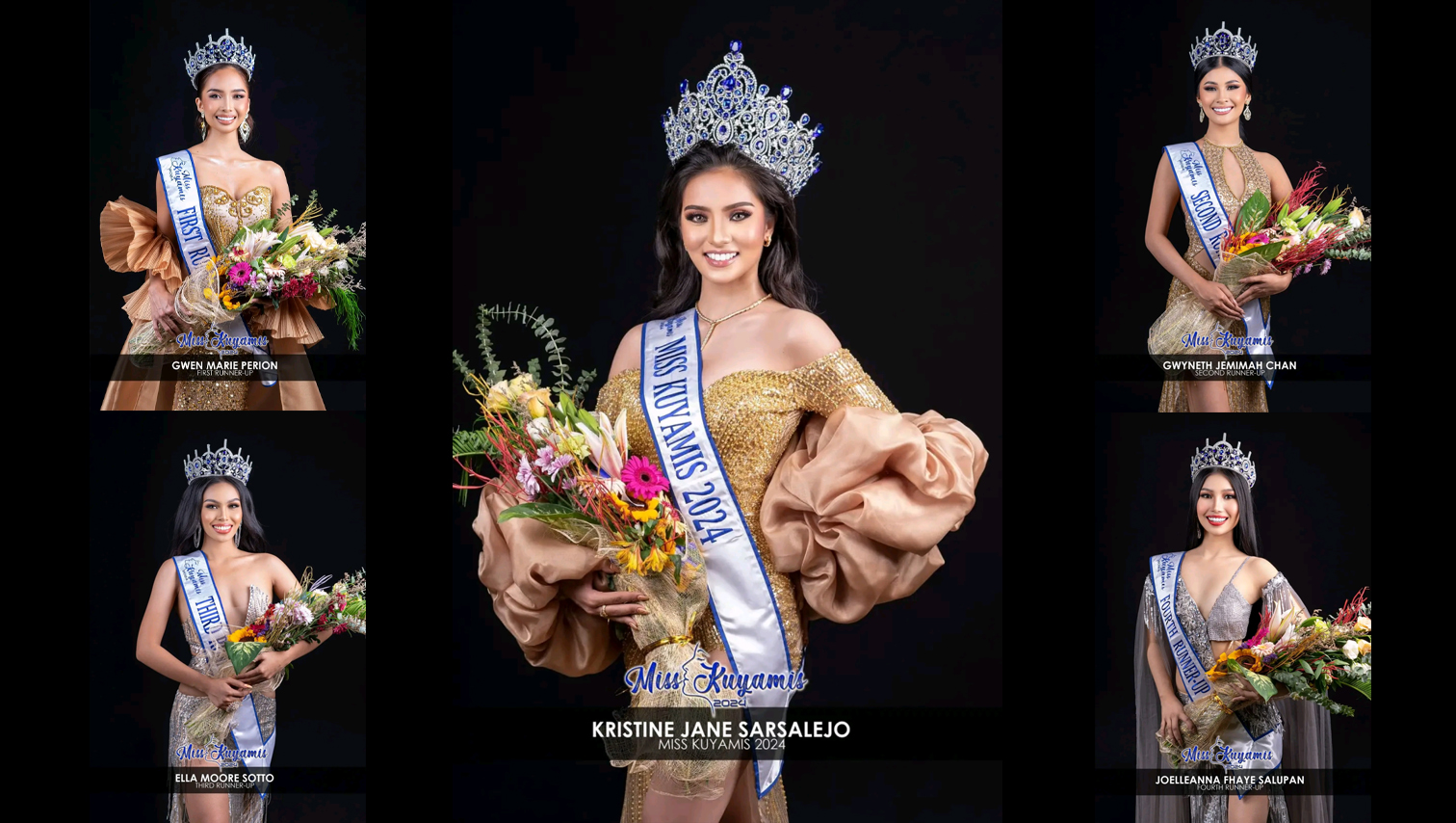 RANDOM SHOTS: Miss Kuyamis 2024 Official Photos of Winners