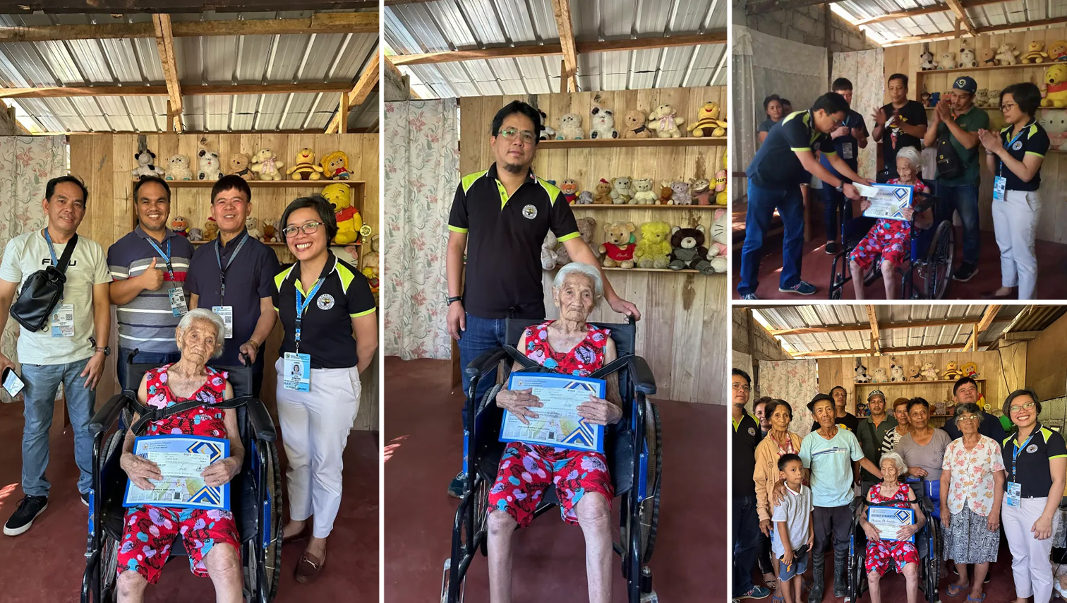 Malaybalay’s first centenarian receives P100k cash incentive from City Govt