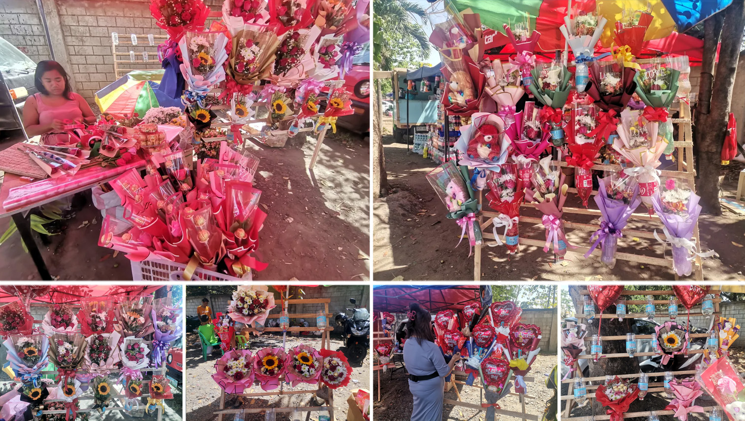RANDOM SHOTS: Flower stalls pop-up across roadsides ahead of Valentine’s Day