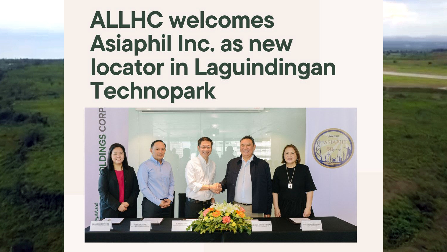 PROJECT WATCH: Asiaphil is newest locator in Laguindingan Technopark