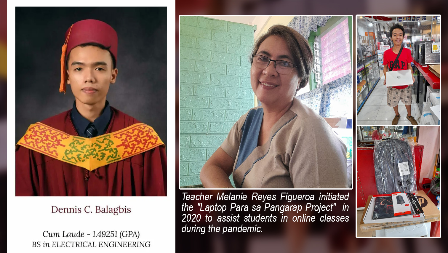 “Laptop Para Sa Pangarap” recipient graduates cum laude at MSU-IIT