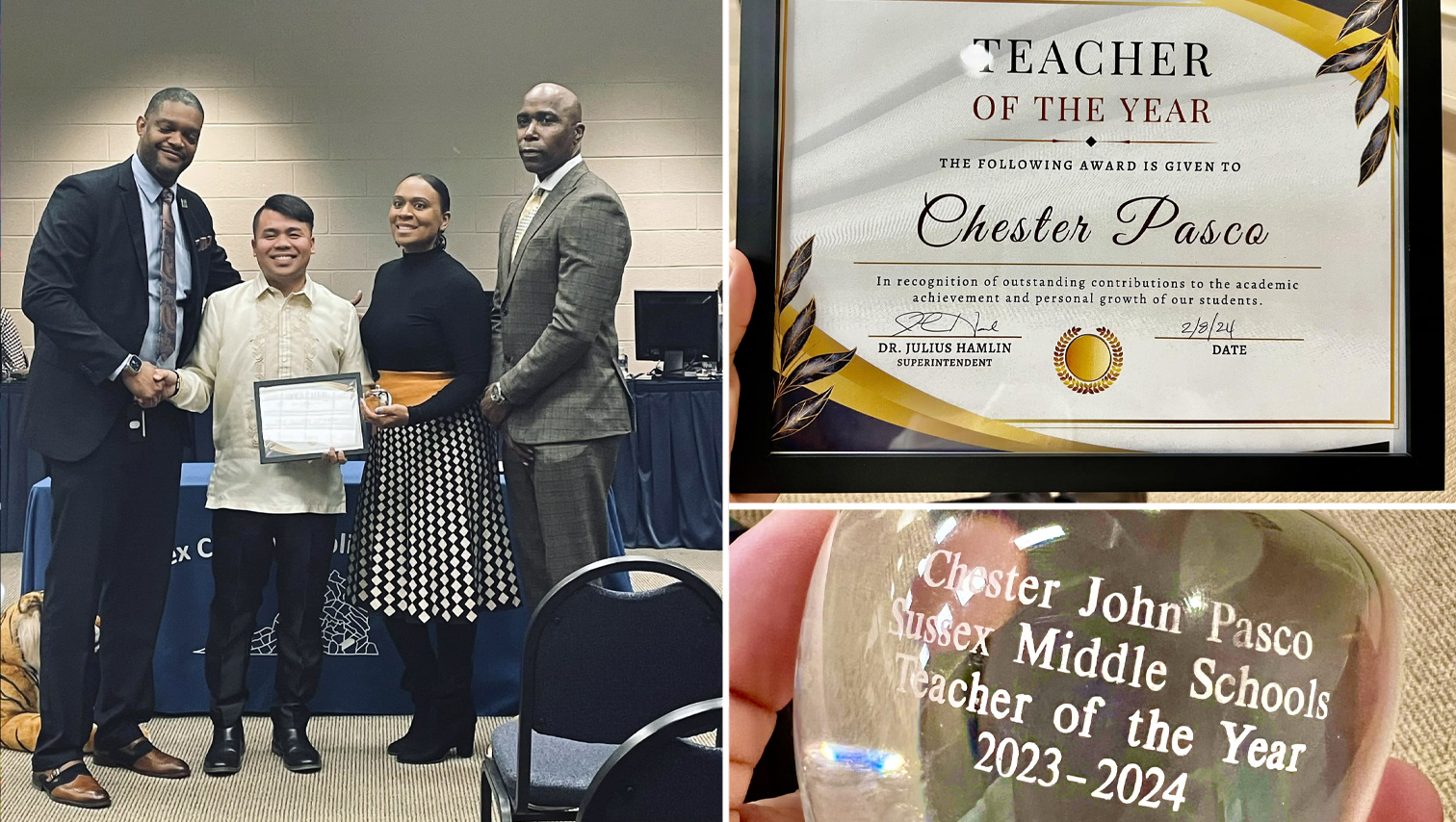 Kagay-anon educator named Teacher of the Year in Virginia, USA