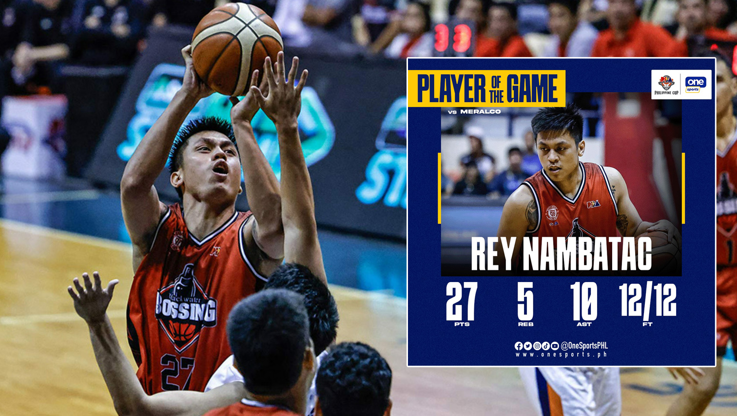 PBA Season 48 Philippine Cup: Nambatac shines in Blackwater debut over Meralco, 96-93