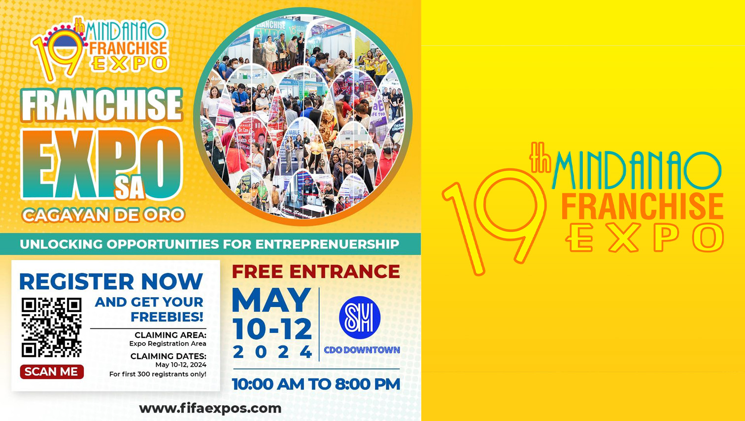 EVENT WATCH: Cagayan de Oro hosts 19th Mindanao Franchise Expo on May 10-12, 2024