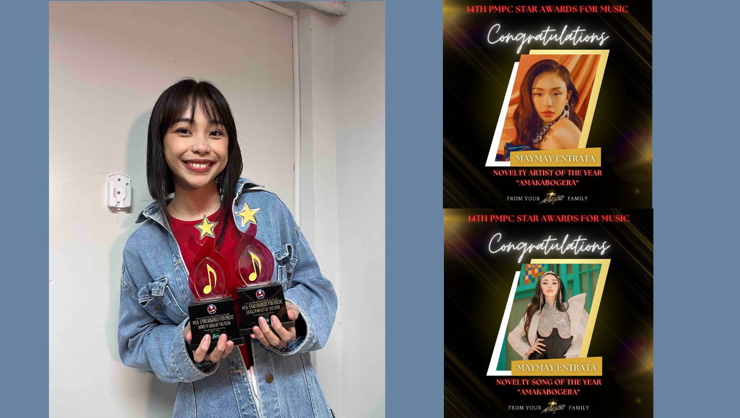 Maymay Entrata double win at 14th PMPC Star Awards for Music for “Amakabogera”