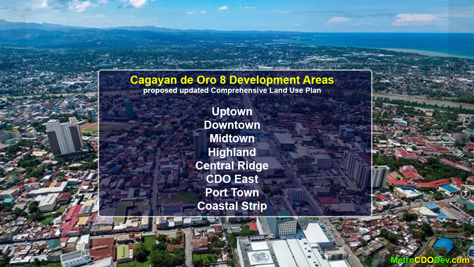 PROGRESS WATCH: Cagayan de Oro proposed land use plan now expands development areas to eight