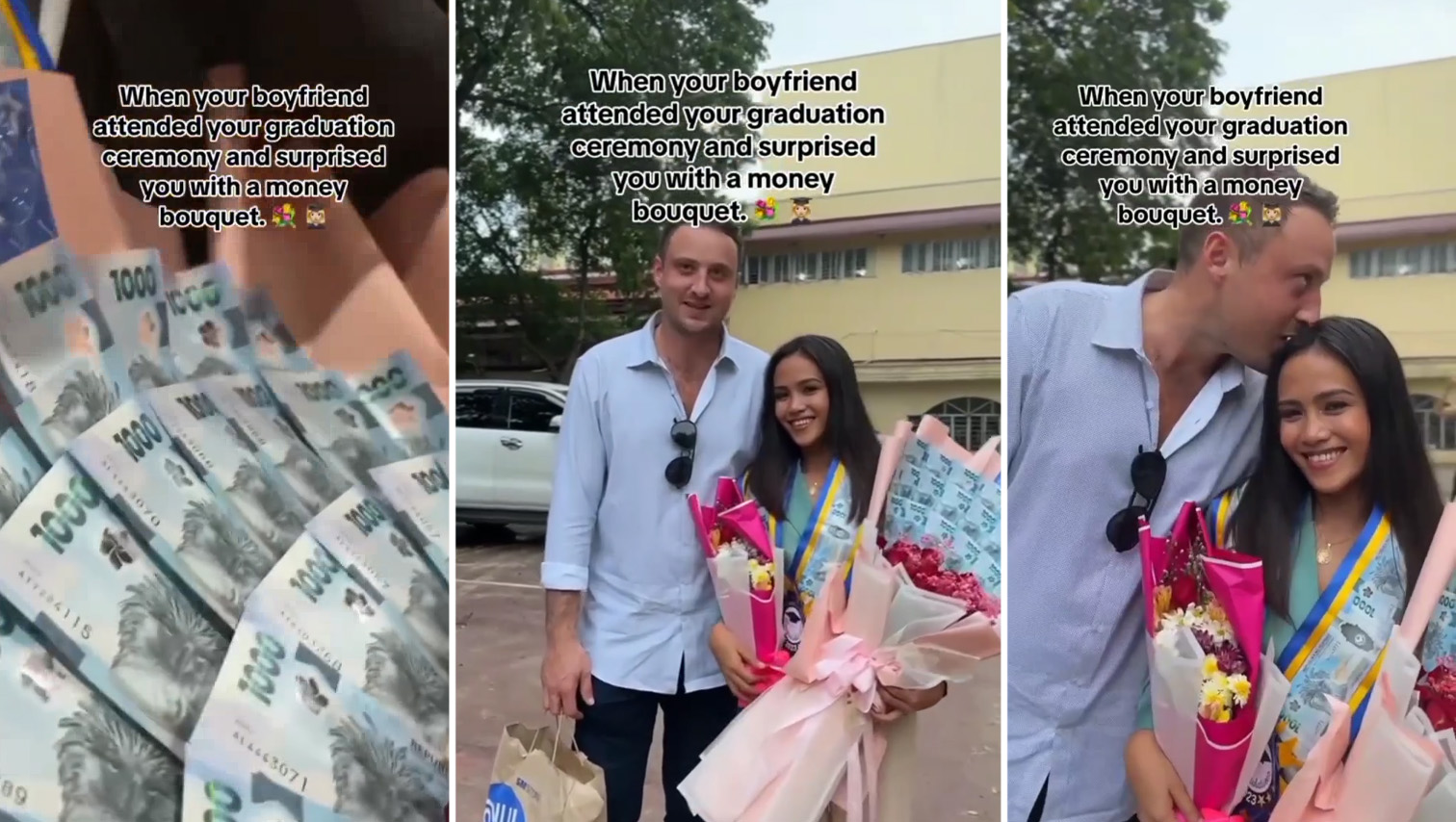VIDEO WATCH: Australian surprises Pinay girlfriend by showing up on her graduation day in Cagayan de Oro