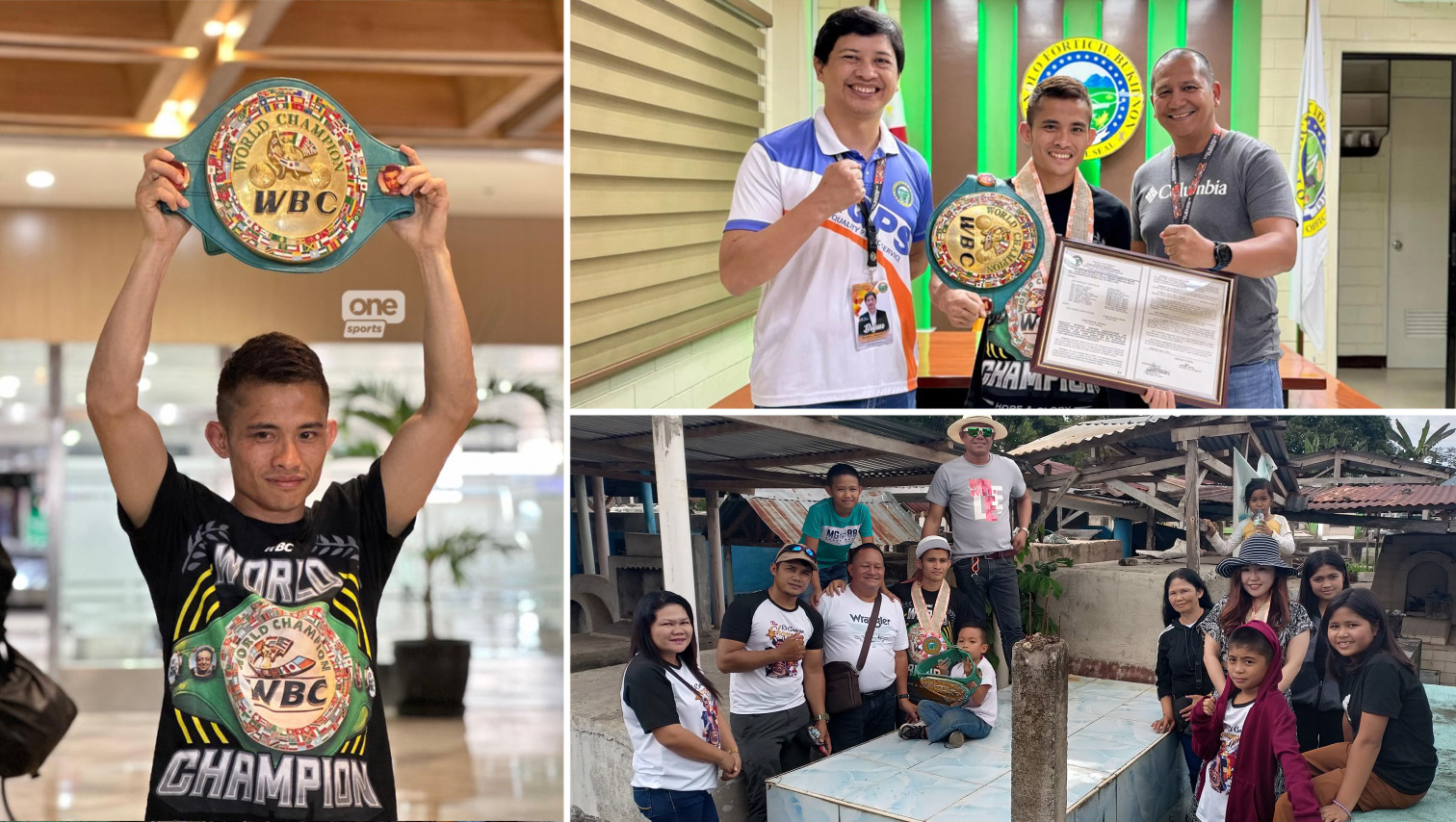WBC boxing champ Melvin Jerusalem comes home; visits father’s grave