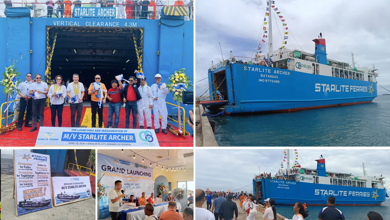 RANDOM SHOTS: Starlite Ferries maiden voyage serving Oroquieta-Larena-Tagbilaran-Cebu launched