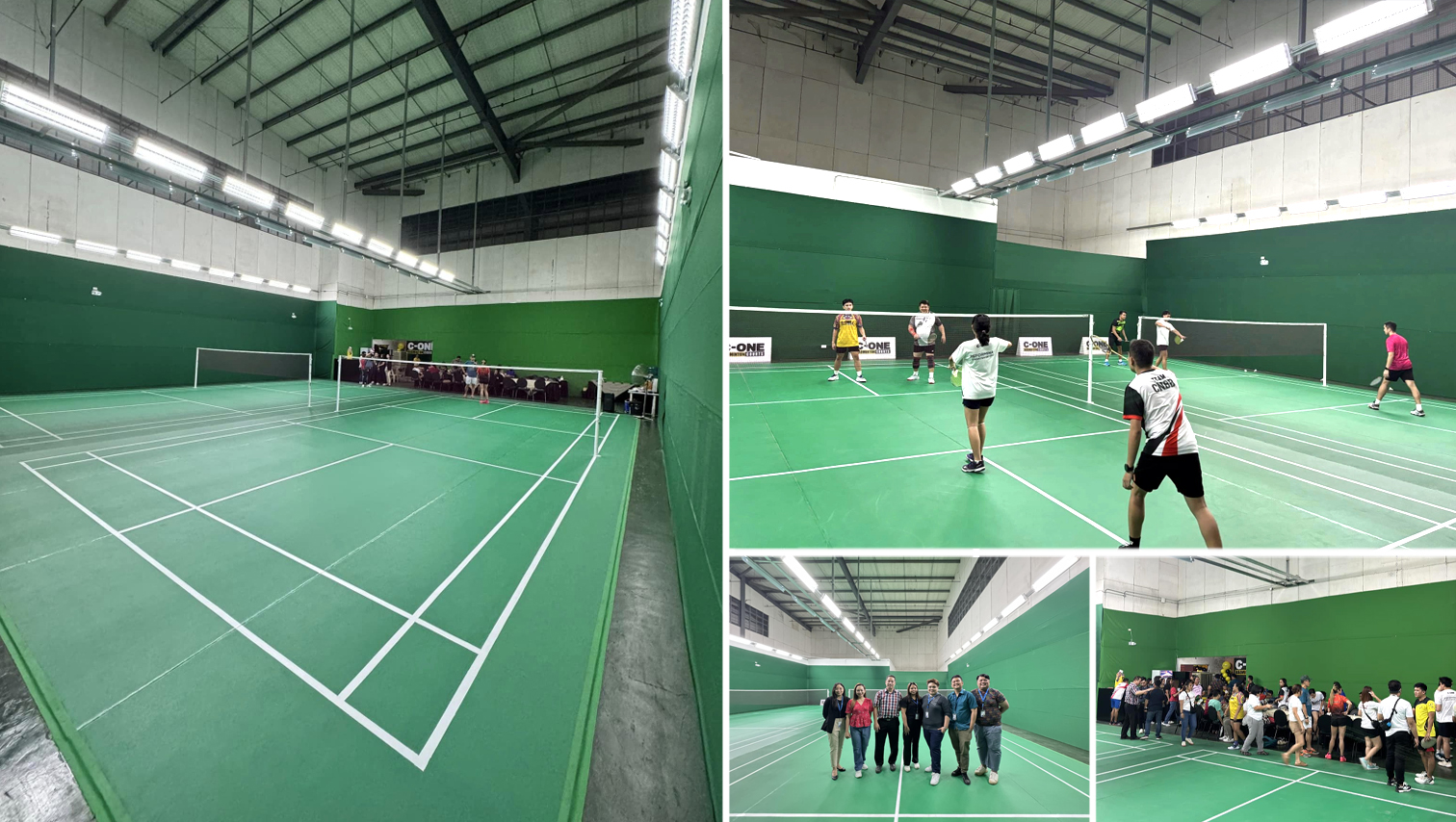 C-One Sports Center Badminton Courts now open at SM City CDO Uptown