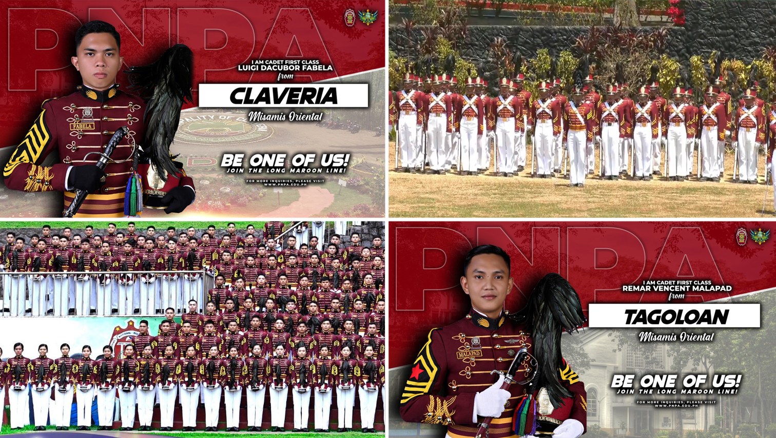 2 cadets from MisOr among Regimental Officers of PNPA Layag-Diwa Class of 2024