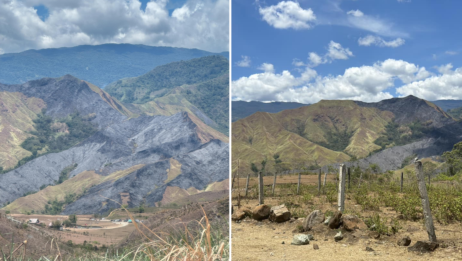 RANDOM SHOTS: Grassfire-hit landscape mar view at Communal Ranch in Bukidnon