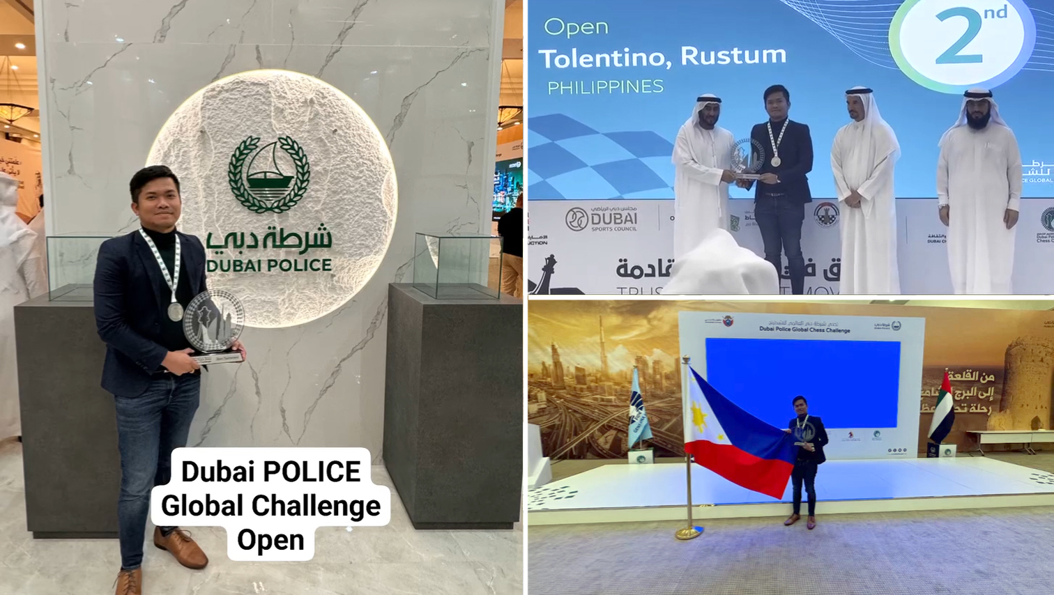 Oro chess master bags 2nd place in Dubai Police Global Chess Challenge Open