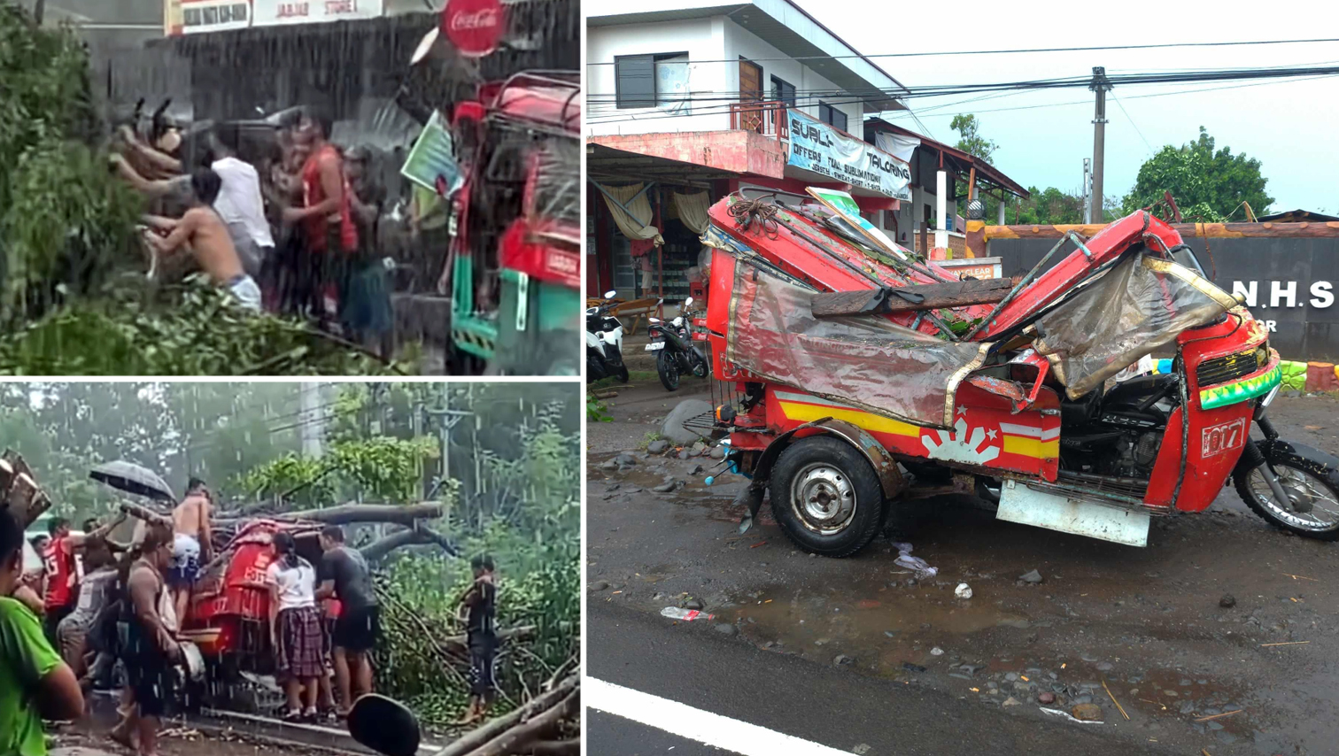 VIDEO WATCH: 8th grader killed as tree falls on motorela she was riding