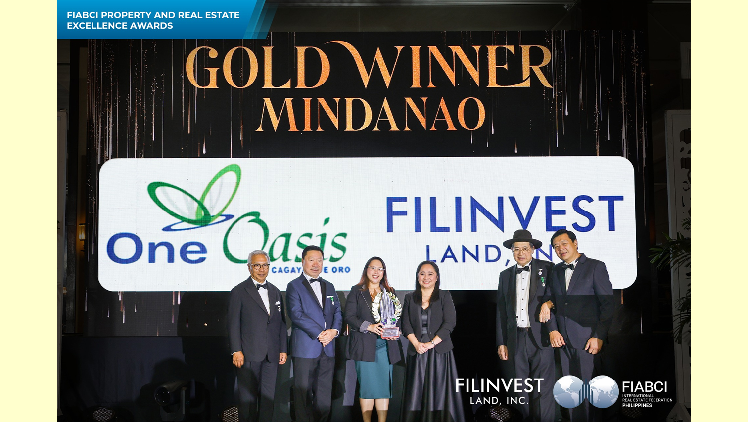 Filinvest Land’s One Oasis Cagayan de Oro wins gold in 2024 FIABCI PH Awards