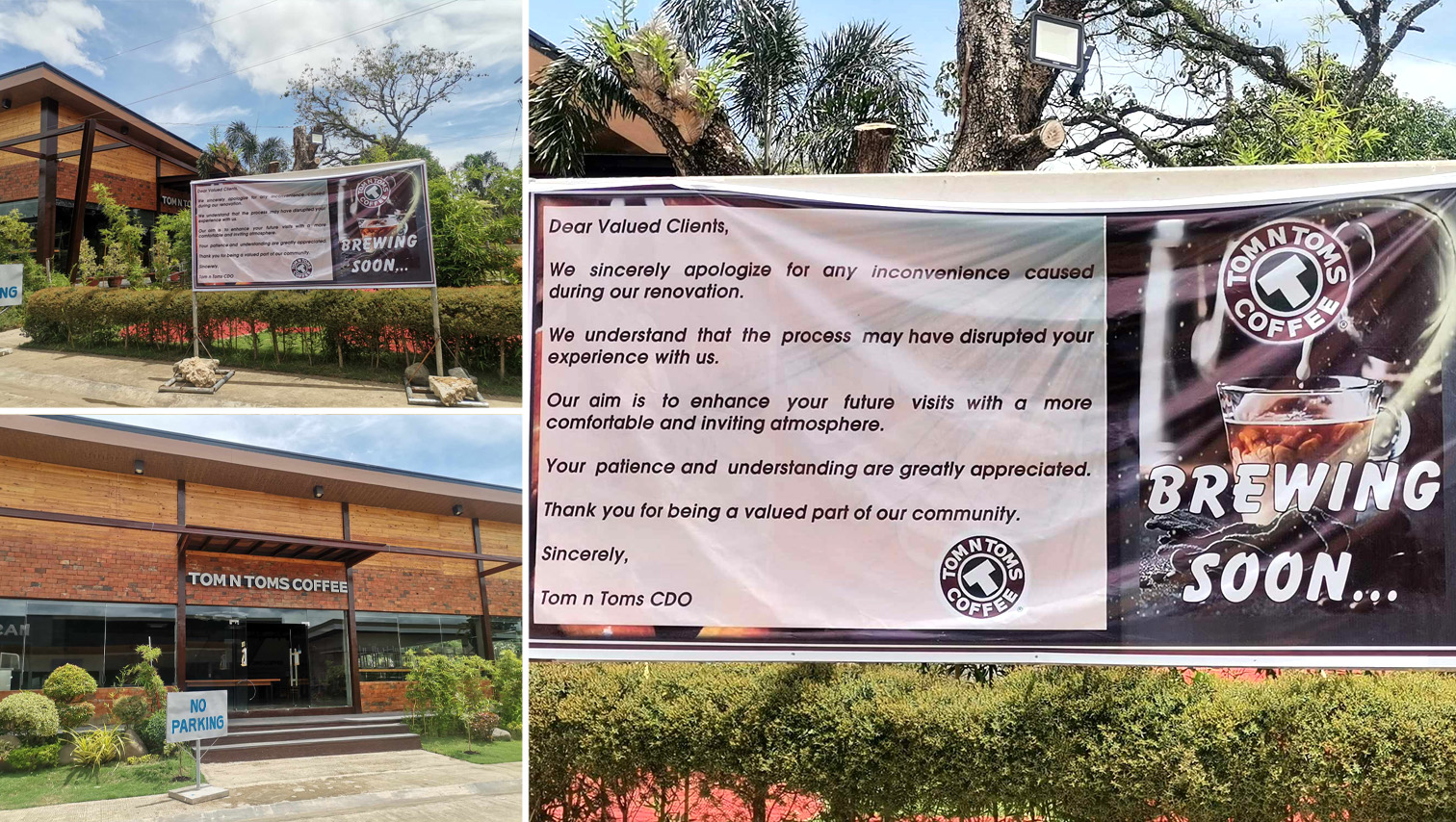 Tom N Toms Coffee brewing back soon PROGRESS WATCH Metro Cagayan de