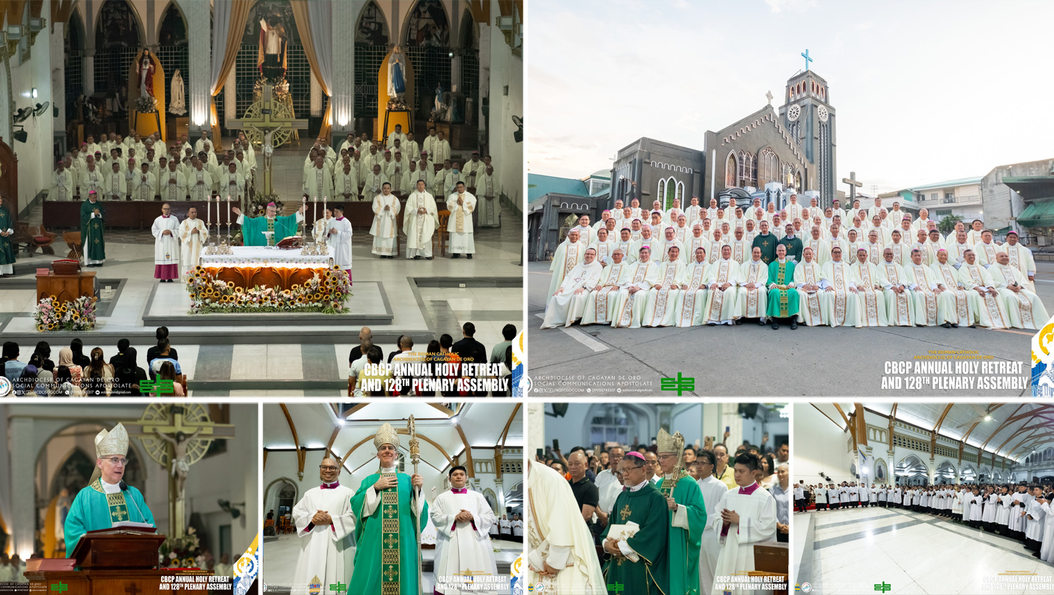 RANDOM SHOTS: Catholic bishops hold Eucharistic Celebration at St Augustine Metropolitan Cathedral in Cagayan de Oro