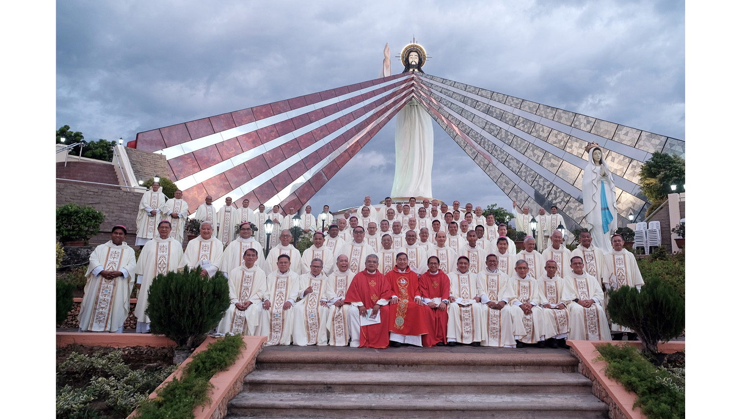 Philippine Catholic bishops visit Divine Mercy Shrine