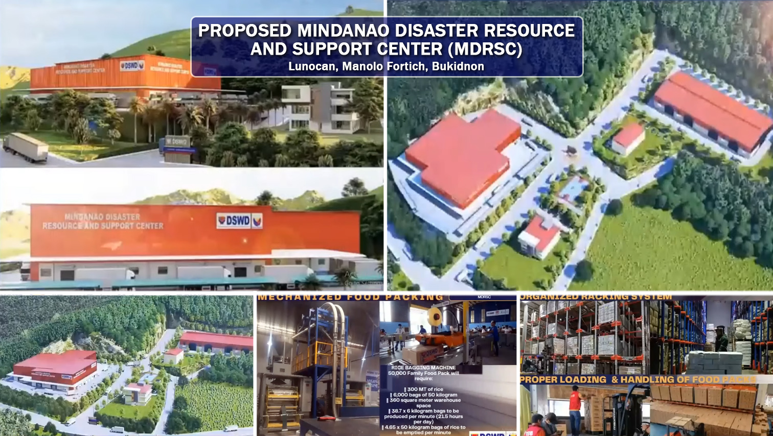 PROJECT WATCH: Cong. Bambi pushes for establishment of Mindanao Disaster Resource and Support Center in Manolo Fortich, Bukidnon