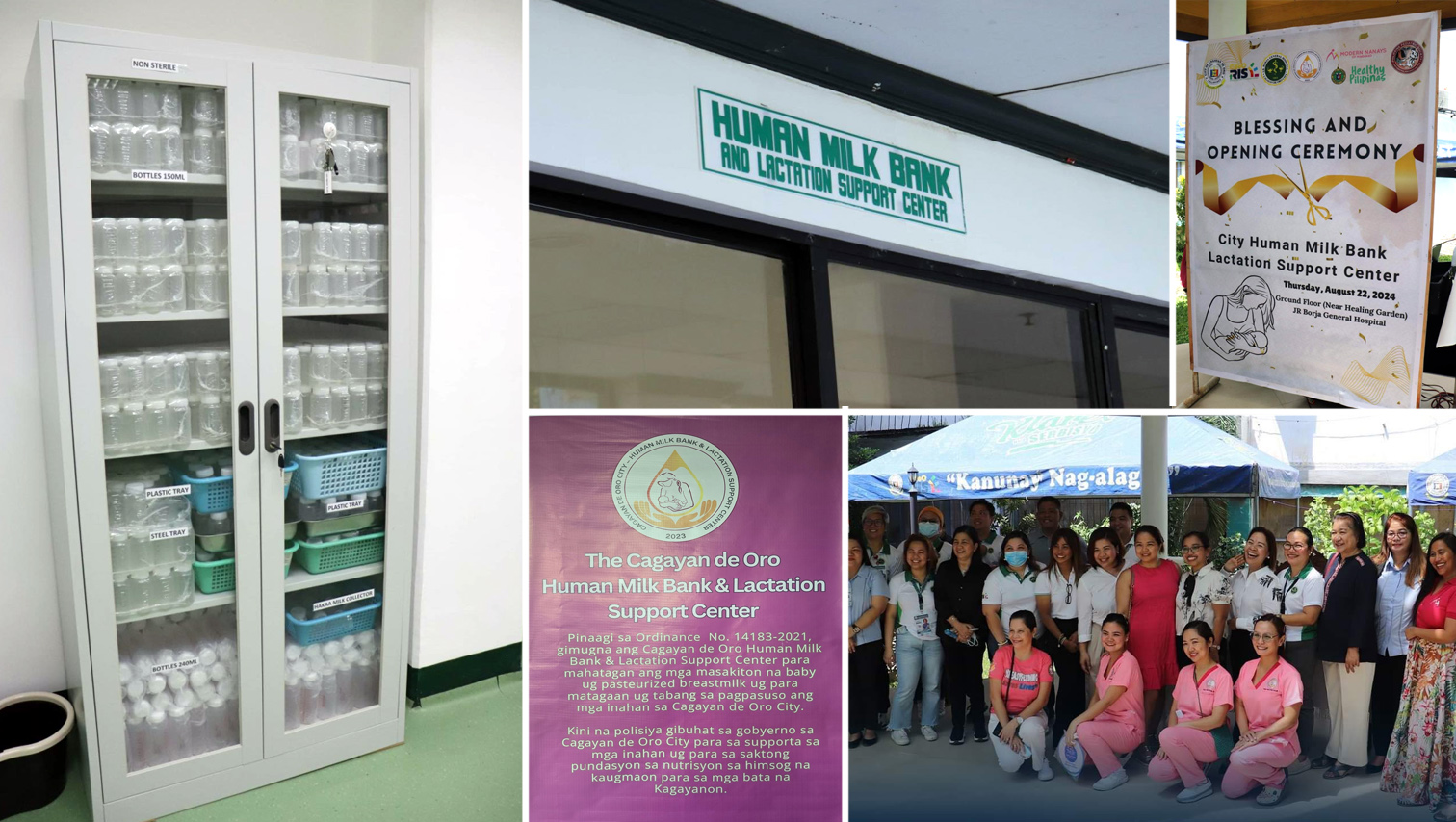 JR Borja Memorial Hospital in Cagayan de Oro opens Human Milk Bank and Lactation Support Center