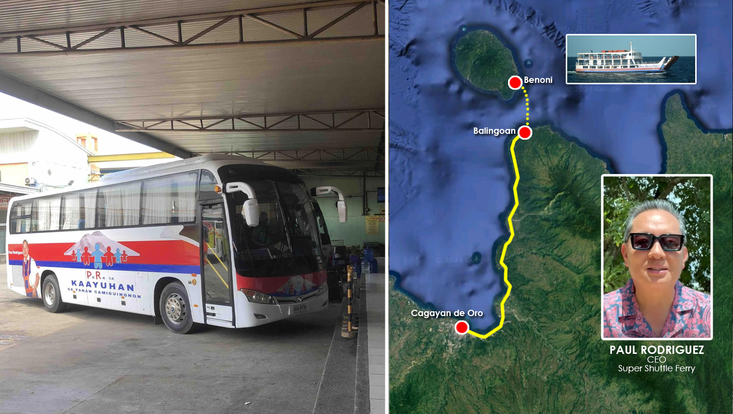Super Shuttle Ferry now offers FREE shuttle service from Agora Terminal to Balingoan; FREE ferry ride to Benoni to Kaayuhan members