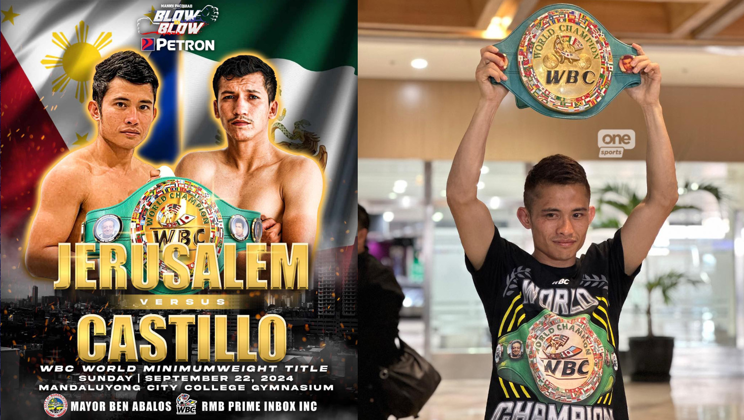 World boxing champ Jerusalem stakes title against unbeaten Mexican on September 22