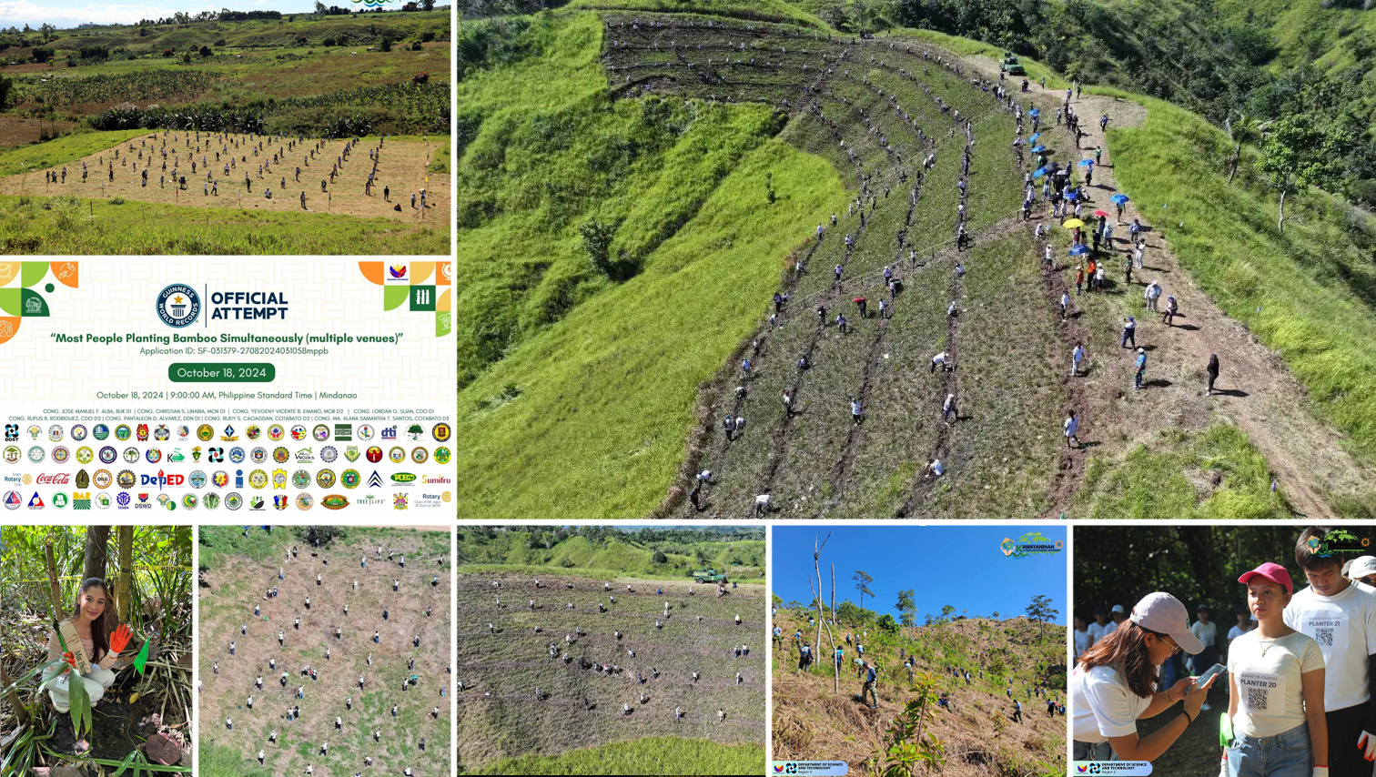 RANDOM SHOTS: KAWAYANIHAN – Guinness World Record attempt for “Most People Planting Bamboo Simultaneously”