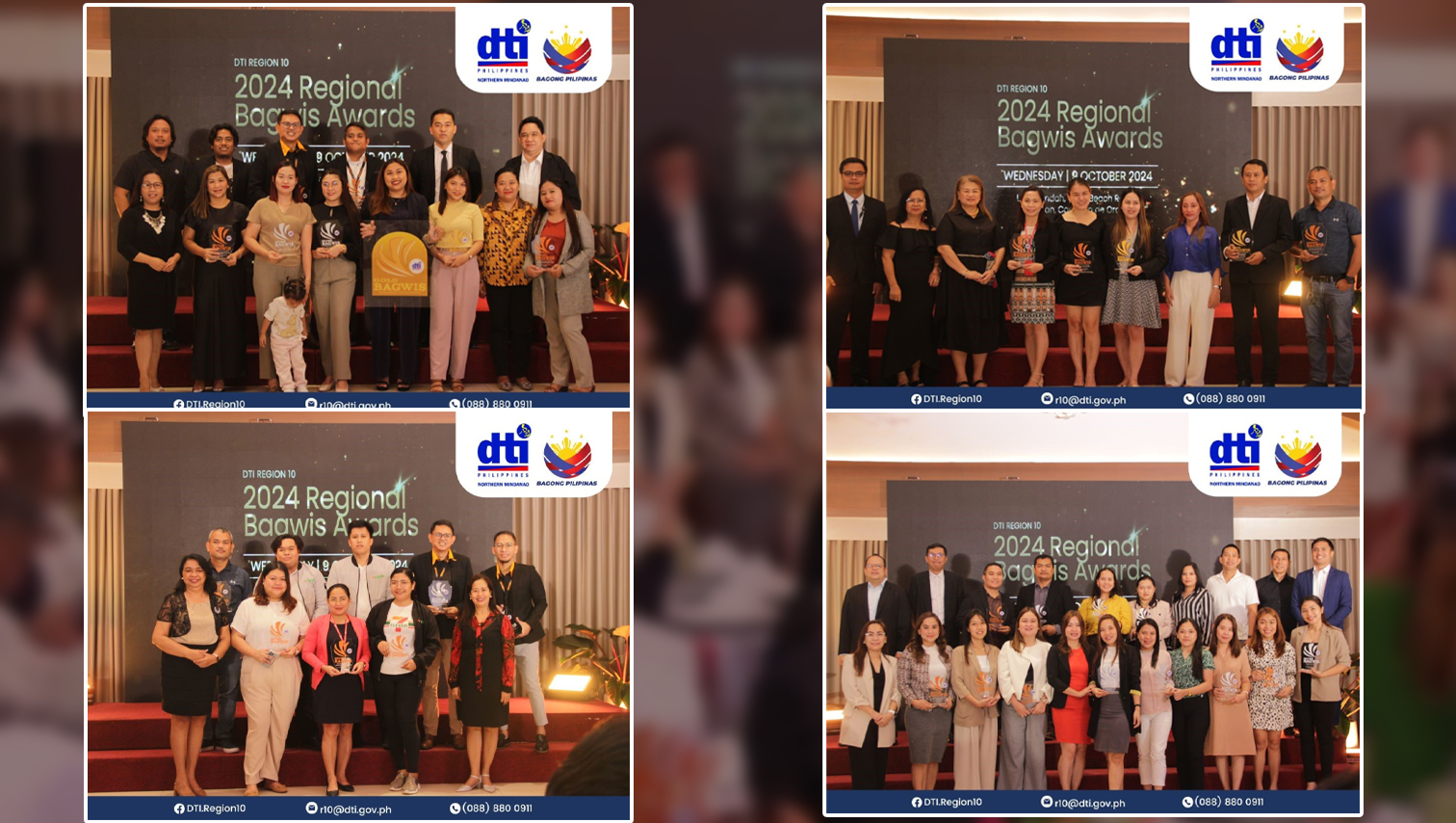 35 business establishments in Northern Mindanao cited in 2024 Bagwis Awards