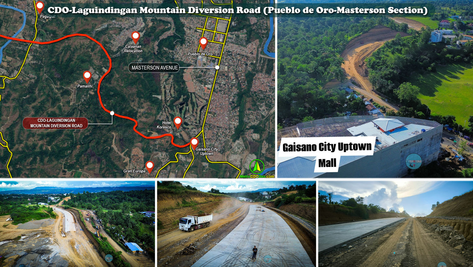 PROJECT WATCH: CDO-Laguindingan Mountain Diversion Road (Pueblo de Oro-Masterson Section) as of November 2024