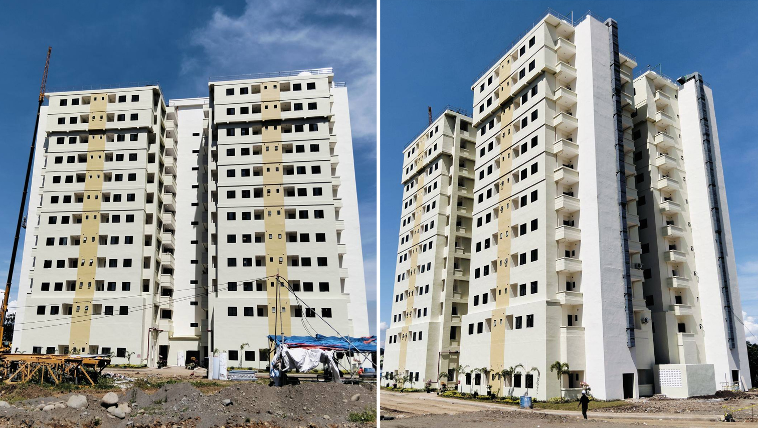 PROJECT WATCH: 1st four-cluster building at Valley View Township now 99% complete