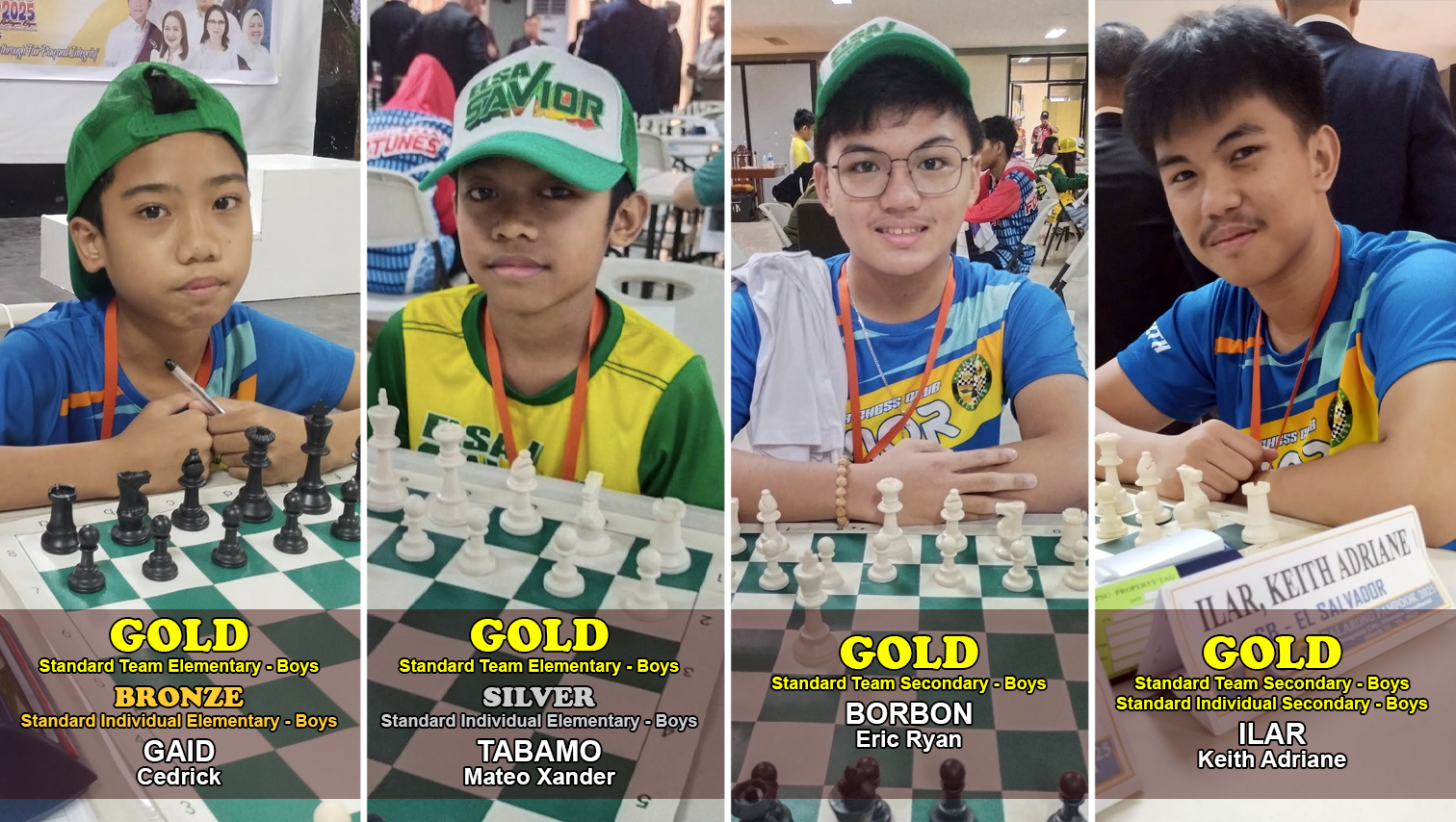 Palarong Pampook 2025: El Salvador City dominates boys chess competition winning 8 gold medals [updated]