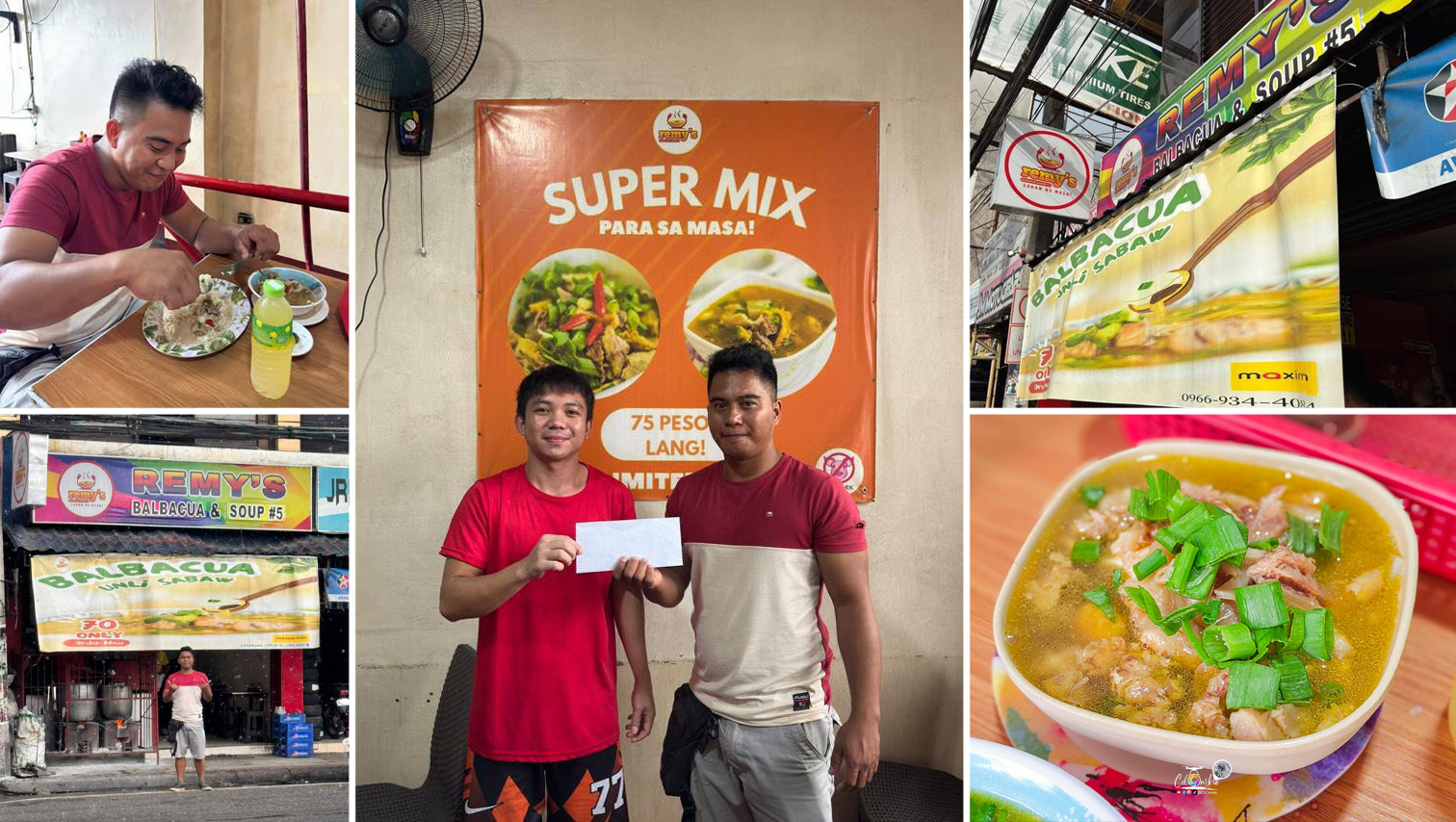 Remy’s Balbacua gives Oro motovlogger 3 months free meals for road repairs