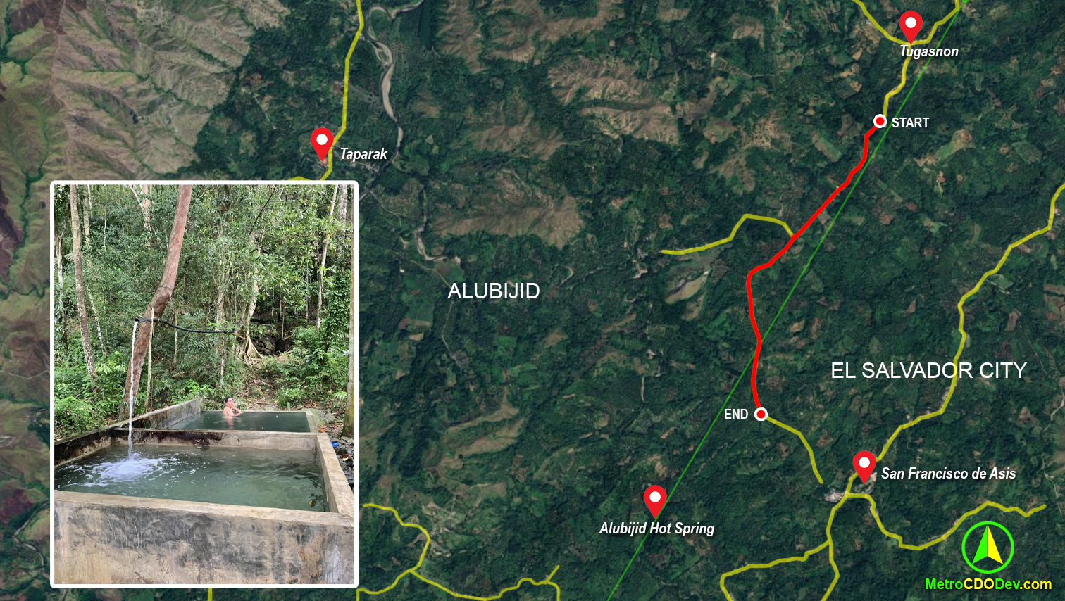 Access road to Tugasnon Hot Spring in Alubijid set for major upgrade