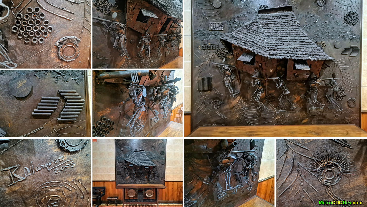 RANDOM SHOTS: Intricate metal artwork at Pearlmont Hotel