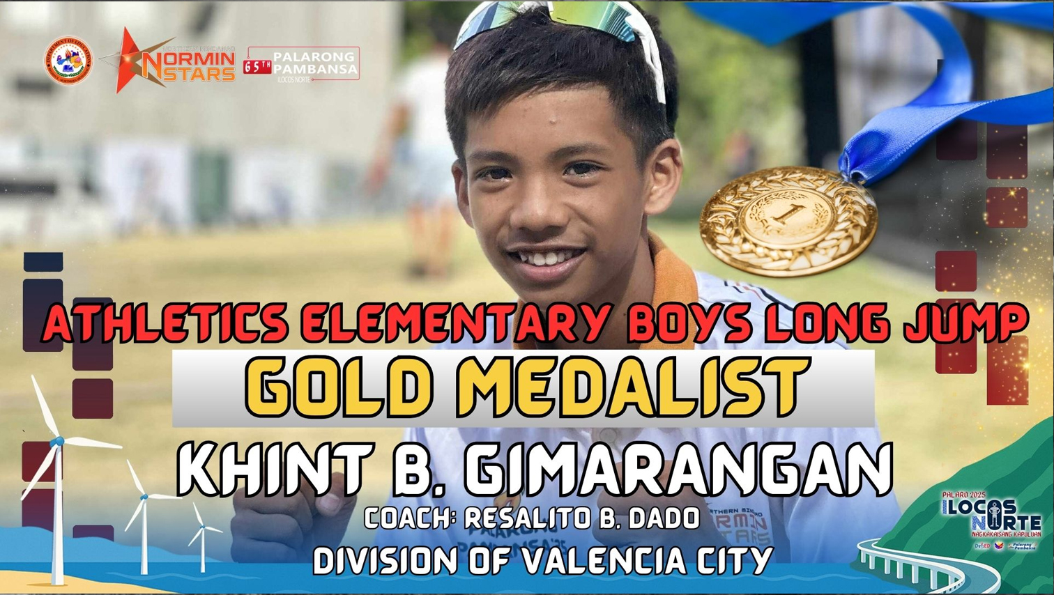 Valencia City athlete bags first gold for Northern Mindanao in Palaro 2025