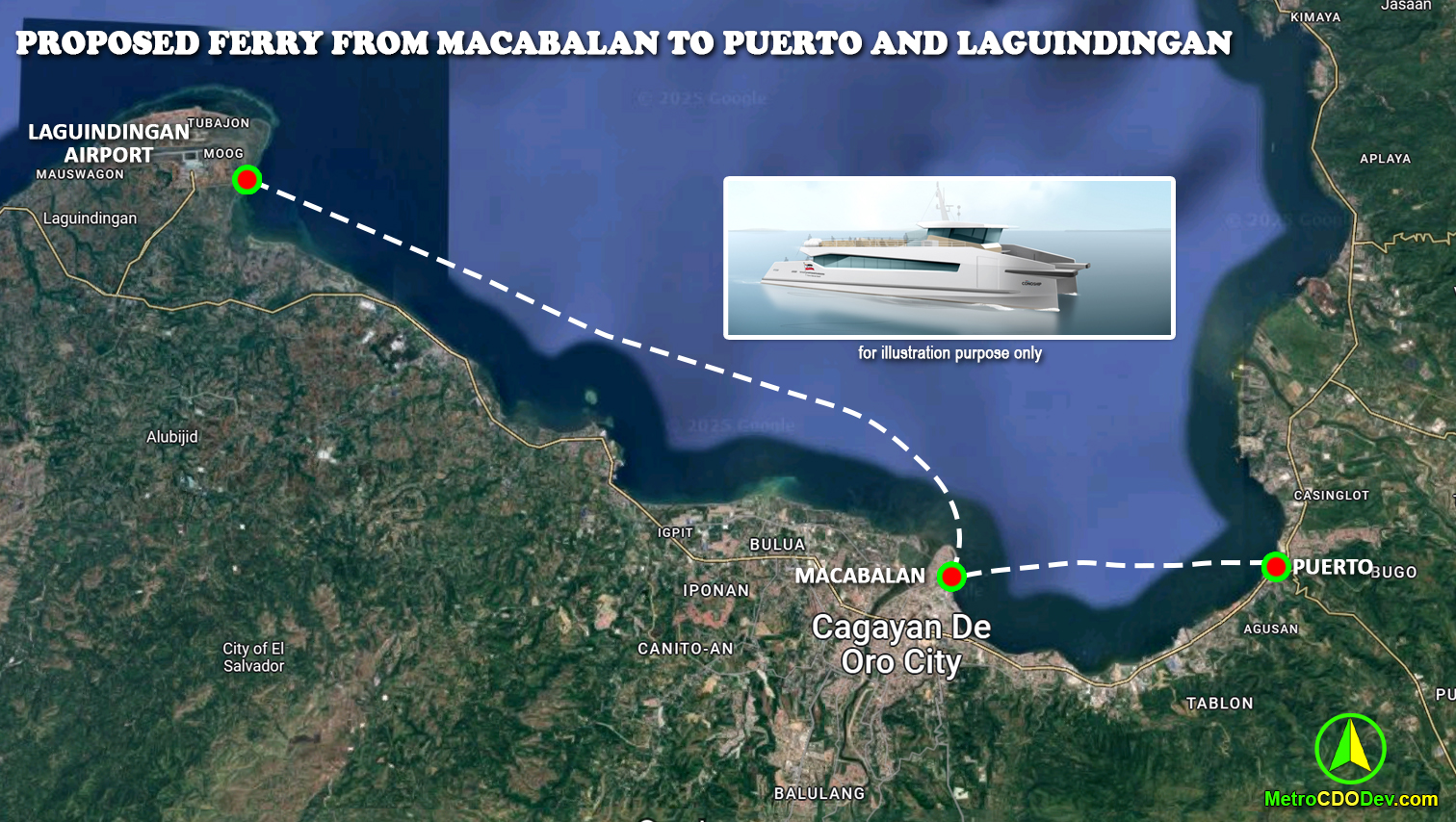 PROJECT WATCH: Proposed ferry route to connect Macabalan, Puerto, and Laguindingan