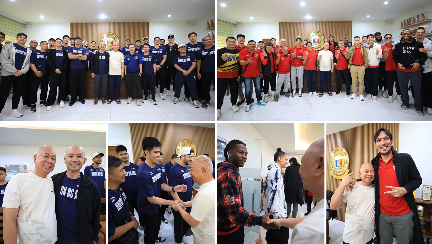 RANDOM SHOTS: San Miguel Beermen, Rain or Shine Elasto Painters pay courtesy visit to CDO Mayor