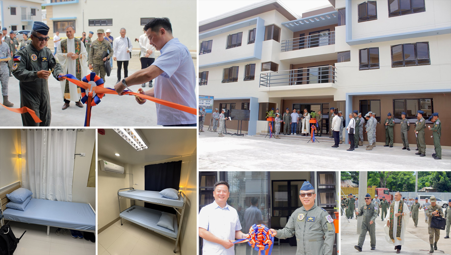 RANDOM SHOTS: 15th Strike Wing blesses new Officers and Enlisted Personnel Quarters at Lumbia Air Base