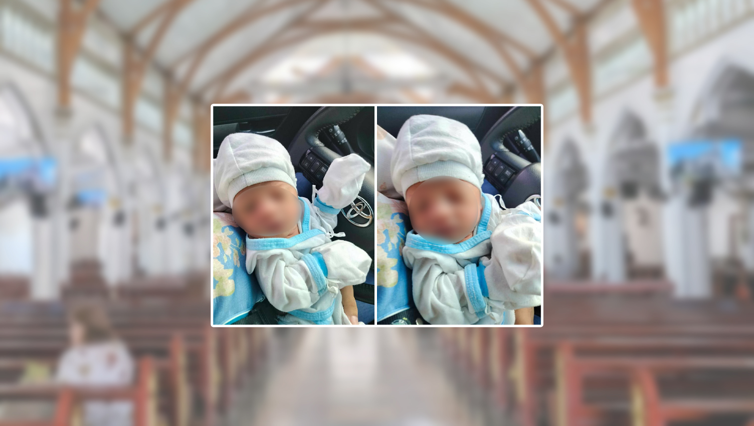 RANDOM SHOTS: Newborn baby boy found abandoned inside St. Augustine Cathedral